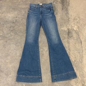Alice + Olivia Denim Flare Jeans | Beautiful High Rise Bell Jeans 26